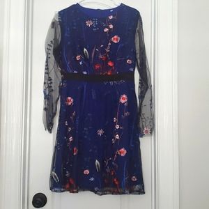 Boutique Embroidered Floral Dress